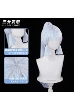 1/3 Delusion Genshin Impact Kamisato Ayaka Grey Blue Cosplay Wig